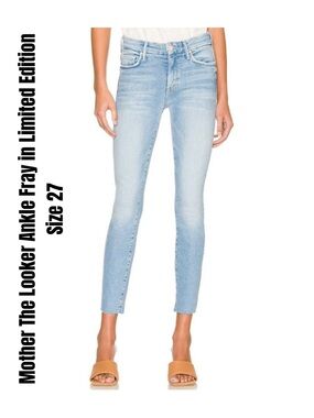 Mother The Looker Ankle Fray in Limited Edition Size 27